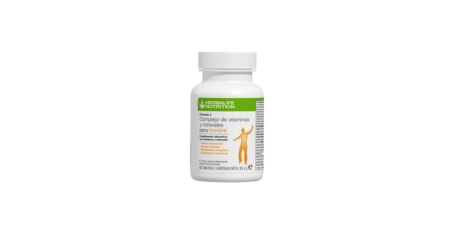 Fórmula 2 Vitaminas y minerales Hombre